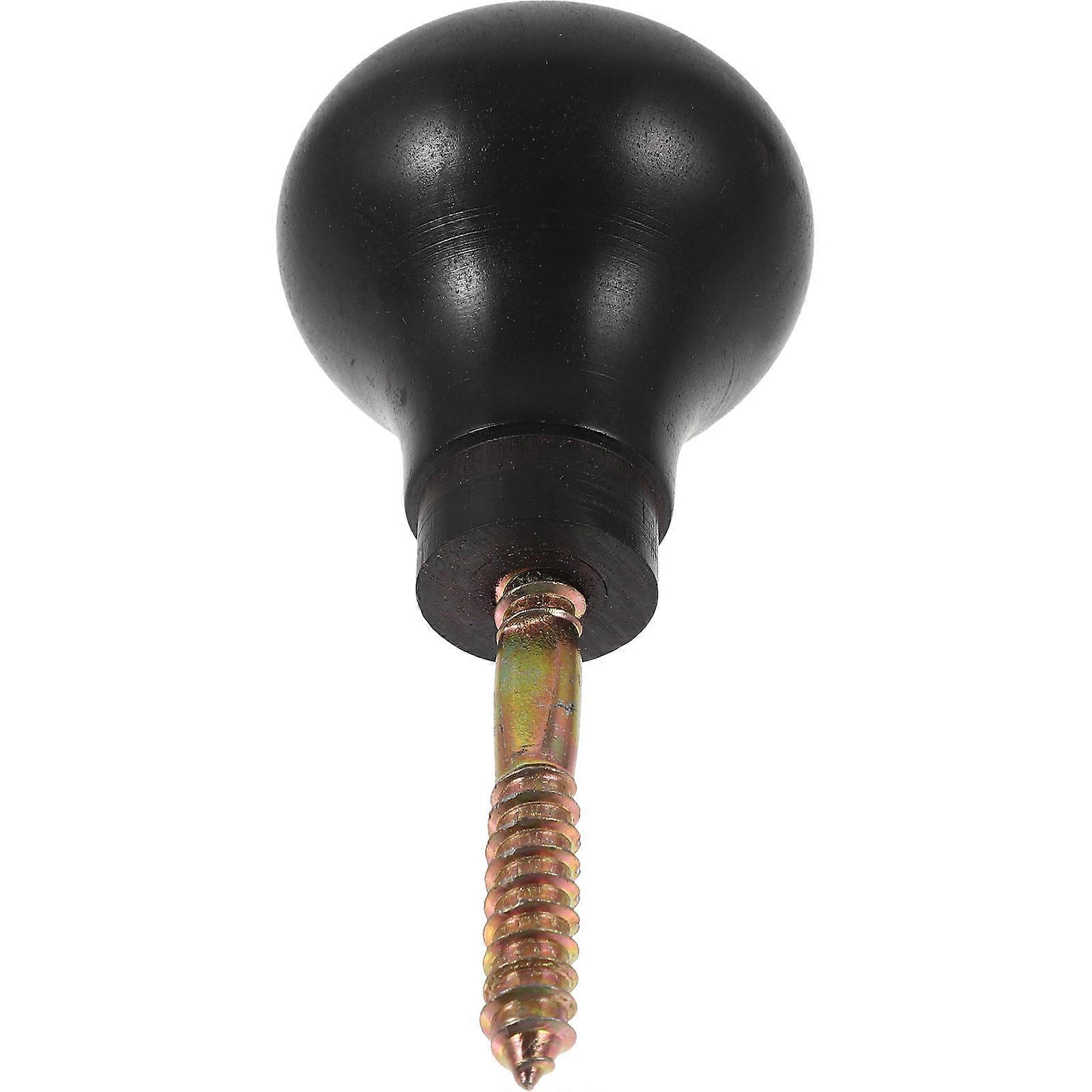 Solid Wood Cane Handle Replacement for Comfortable Touch Dark Red Wooden Handle