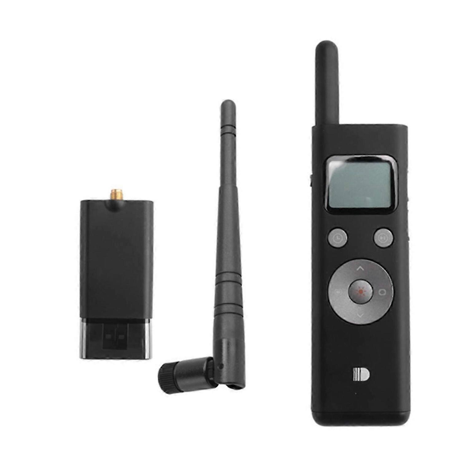 Wireless Powerpoint Presentation PPT Pointer Clicker Presenter LCD Display Green Light RF Remote Con