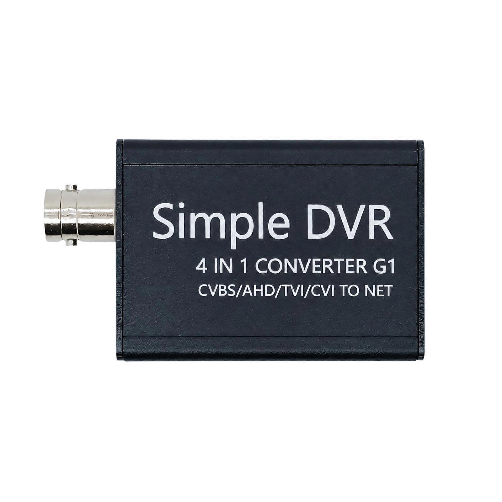 Camera Video Converter with Four Supported Input Types, Defined Device Consumption and a Specified Electrical Output Limit Multicolor