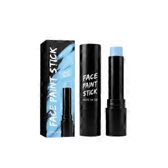 2pcs Body paint Stick, Blue, natural color, vibrant, smooth texture, gentle on skin