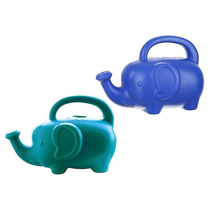 20X13.5cm Assorted Color Watering Cans 2pcs Pig Shaped Watering Kettles Plant Sprinkling Cans Garden