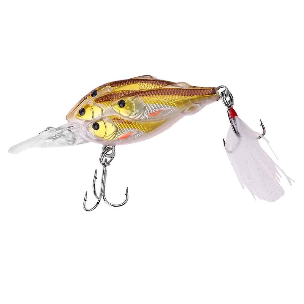 Angelschnur Winder Angelköder Köder Minnow Köder Crankbait Tackle Gelb