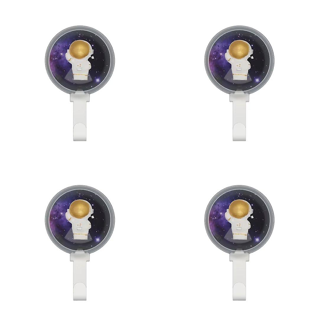 4 wall hooks for astronauts