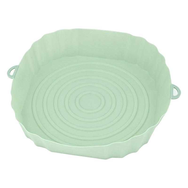 20Cm Fryers Oven Baking Tray Fried Chicken Basket Mat AirFryer Silicone Pot Round Replacemen Grill