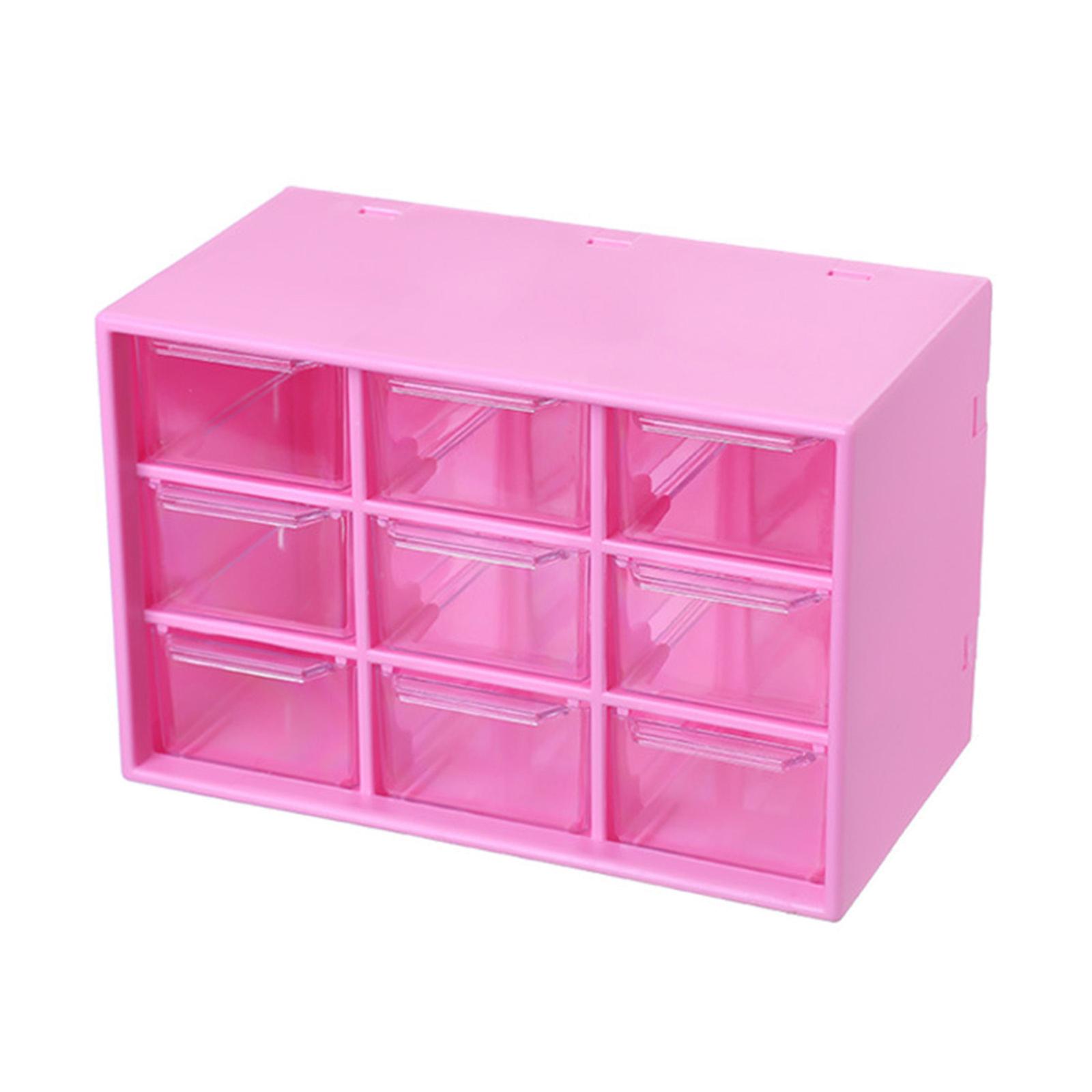 Drawer Storage Box 6 Grids/9 Grids Large Capacity Hand Account Book for Case