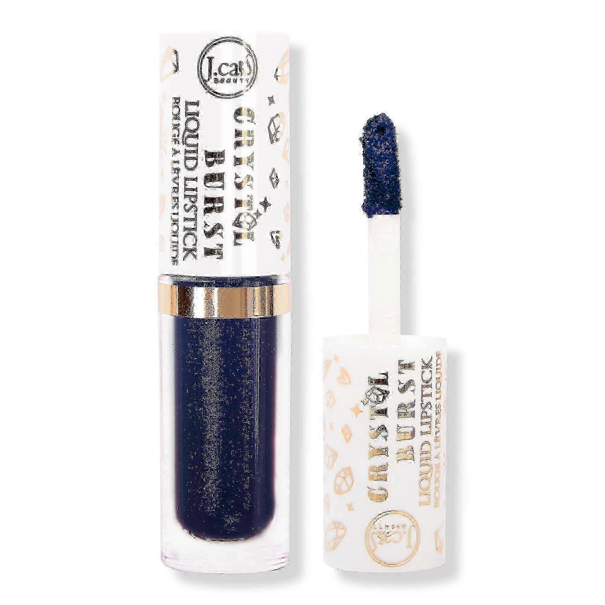 J.cat Beauty Crystal Burst Liquid Lipstick, Magic 8 Ball, 0.03 Oz