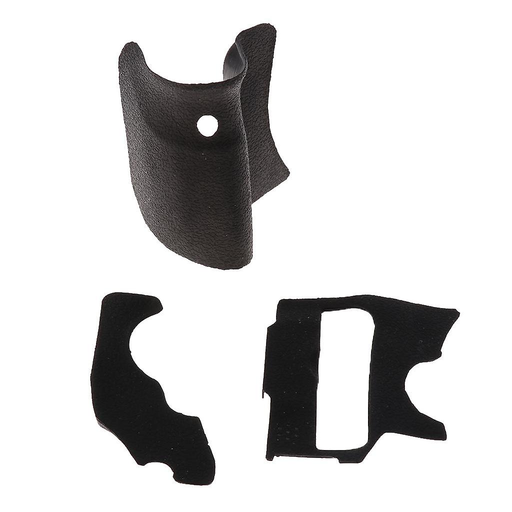 A Set of 3 Pieces Grip Rubber Cover Unit for 60D DSLR Camera w/ Tape