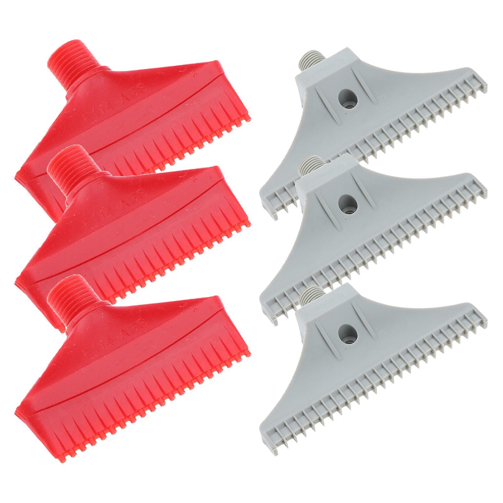 6x 1/4" Thread size, Flat Wind Jet Air Blowing Nozzle Spray
