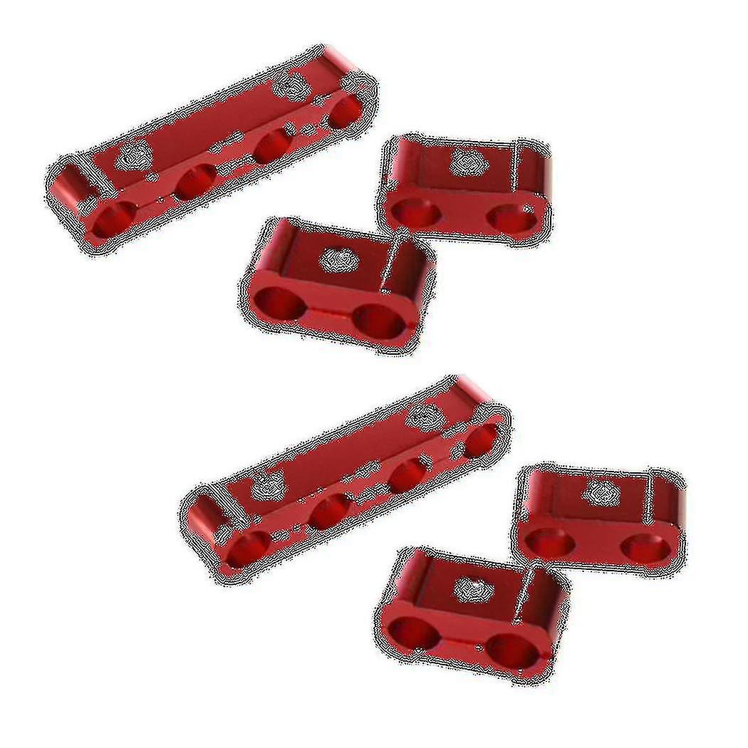 6pcs Engine Spark Plug Wires Separator Divider Clamp Kit For 8mm 9mm 10mm Red
