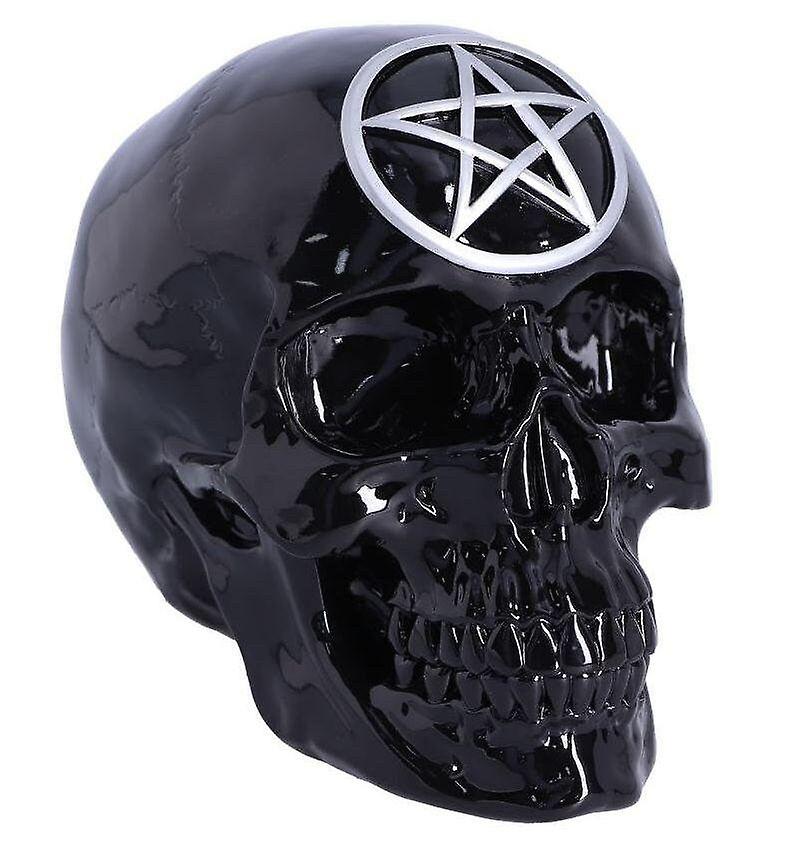 Black Pentagram Skull  Home Decor Decals