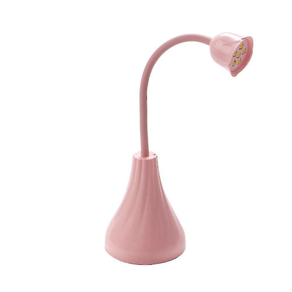 Uv Led Nail Lamp, Mini Lotus 360 Rotatable Hands Free Light Rotatable Nail Dryer For Nail Polish, Gooseneck Flash Quick Dry Nail