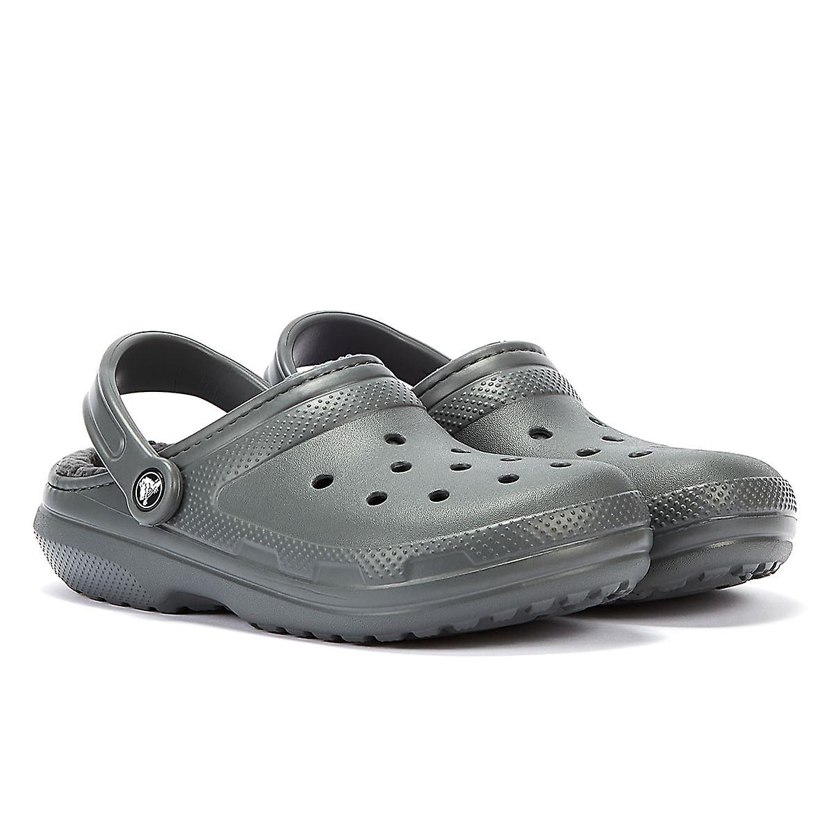 Crocs Classic Lined Clog Grey Sandals