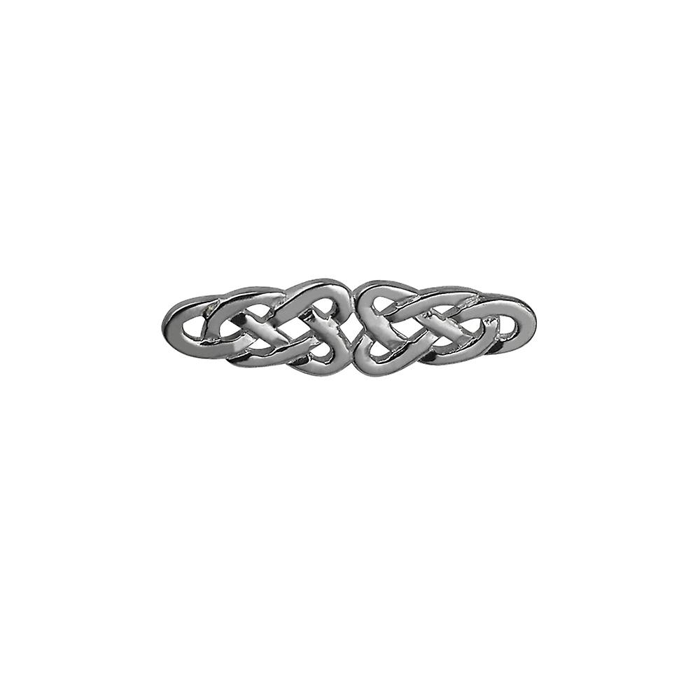 Silver 54x15mm Celtic Brooch