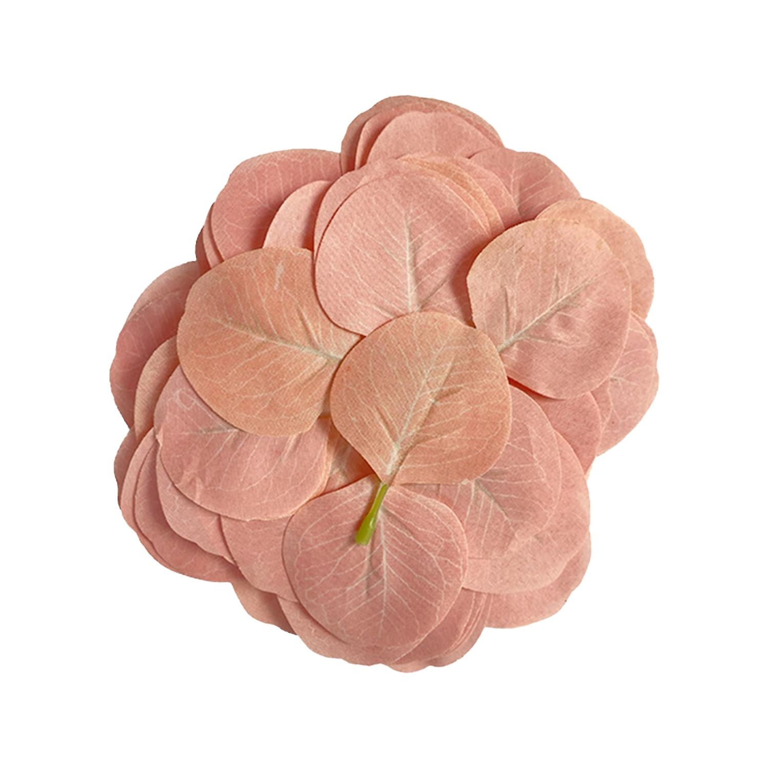 51 Pink Artificial Eucalyptus Leaves - For DIY, Craft, and Decor Projects