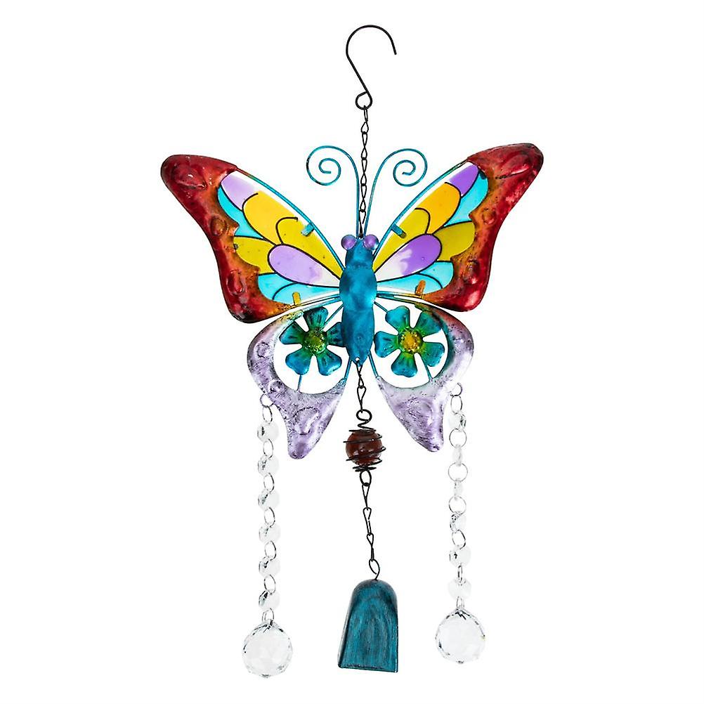 Crystal-String Butterfly Wind Chimes for Garden & Patio Decor