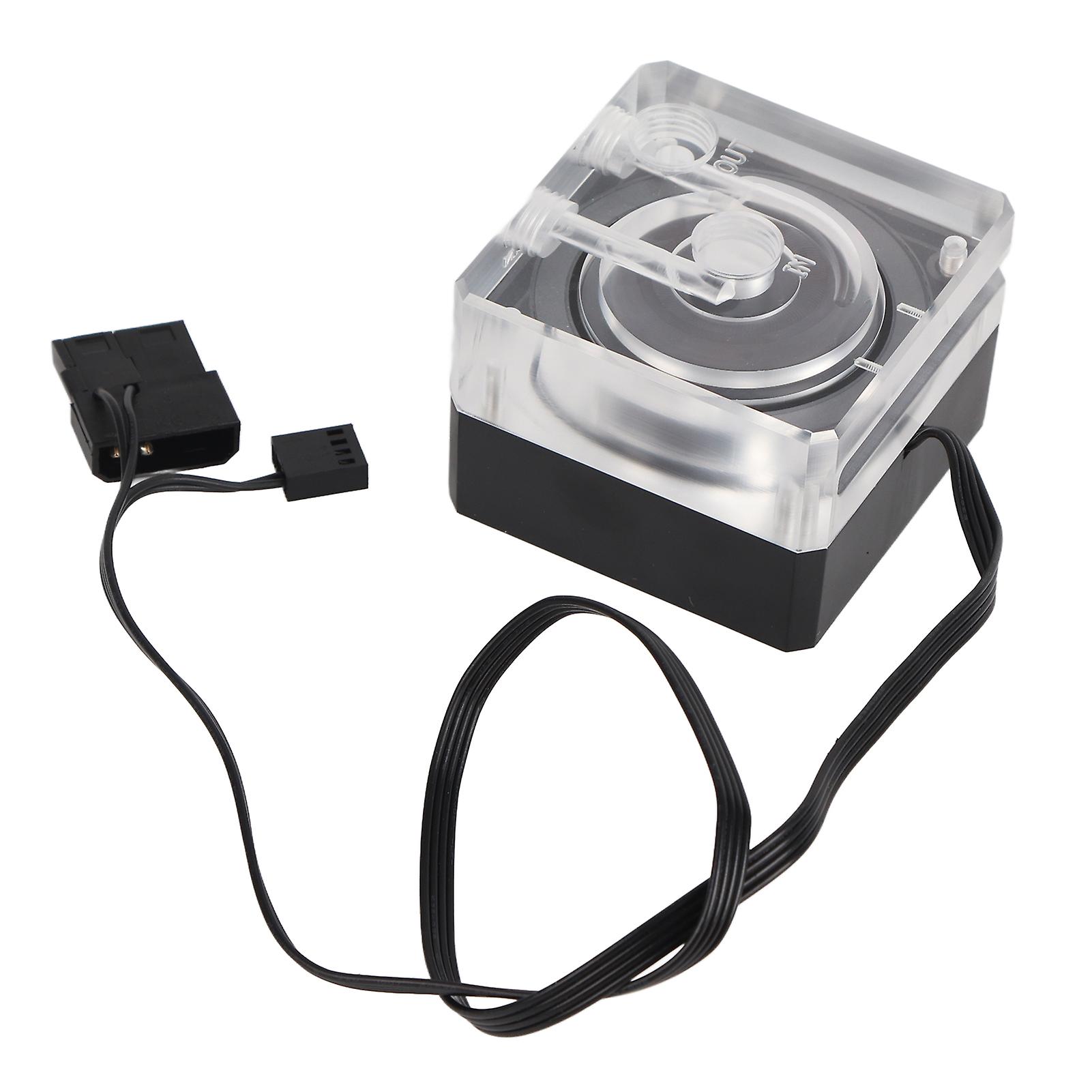 PU‑SZM4 Quiet Water Cooler Pump Computer Ultra‑thin PWM Speed Regulation 3.5M 550L/H Control Pump