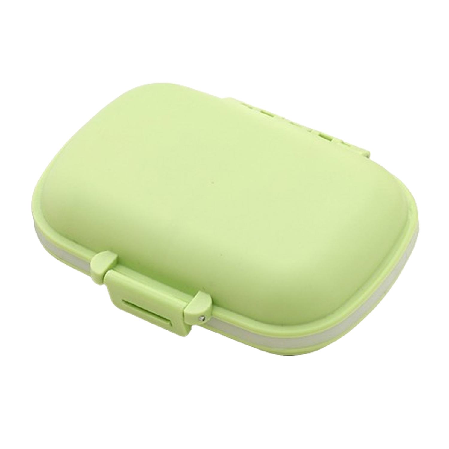 Pill Container Storage Case Large Capacity Multi-compartment Dustproof Compact Size Portable Pill Ta