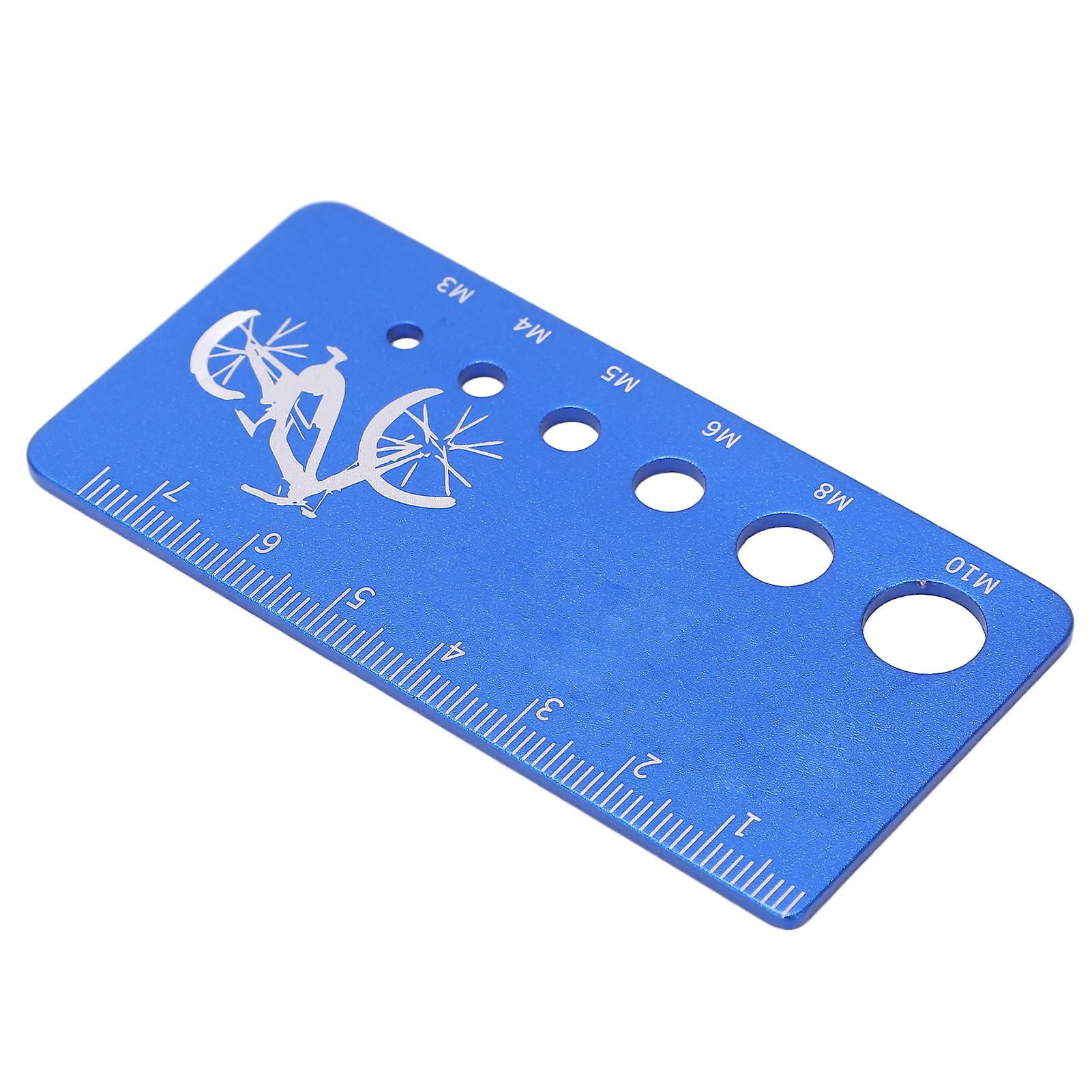 Bicycle Screw Measuring Calipers M3 / M4 / M5 / M6 / M8 / M10 Bicycle Thread Measuring Gauge