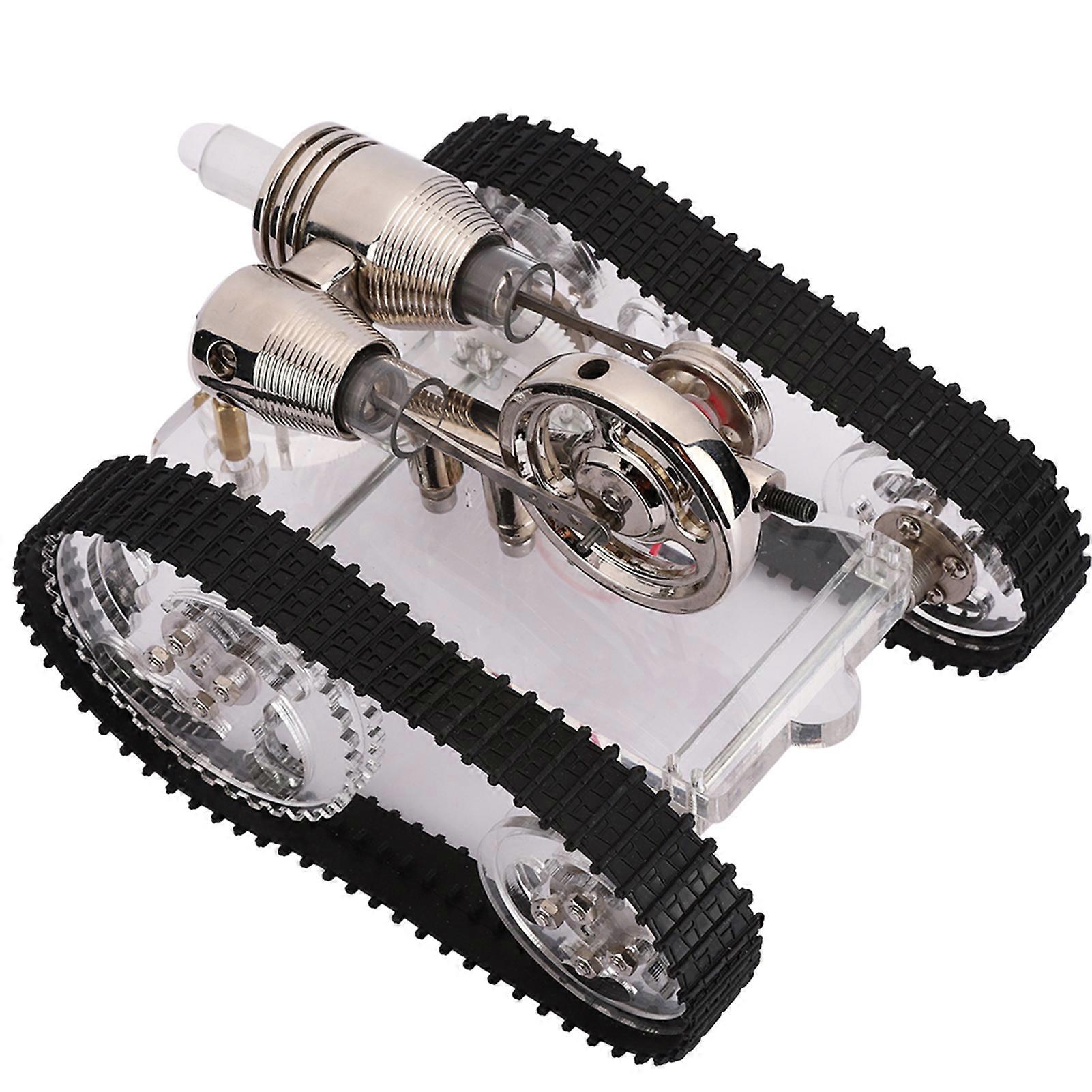 Stirling Tank Engine Model: Steam Power Physics Science Educational Kit for Enthusiasts