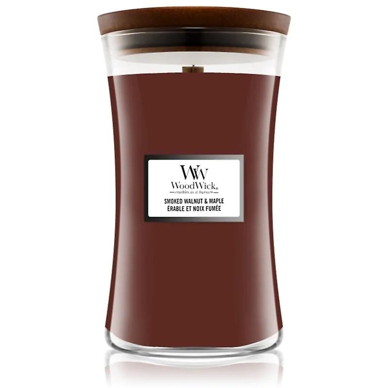 WoodWick Large - savustettu pähkinä ja vaahtera