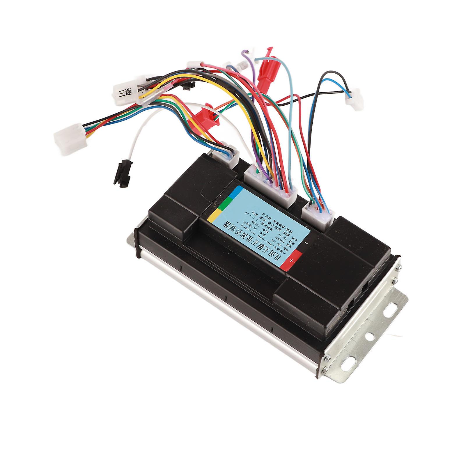 Brushless Sine Wave Controller DC Motor Control Panel for Electric Vehicle Wheelchair 1200W 48V to 72V 