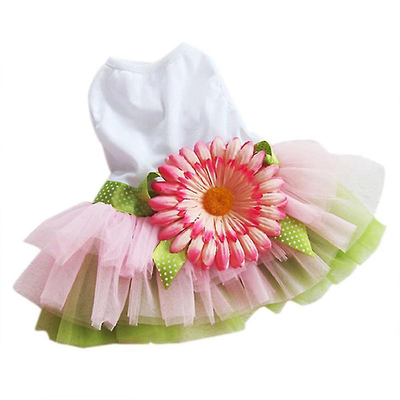 The New 1pcs Pet Flower Dress