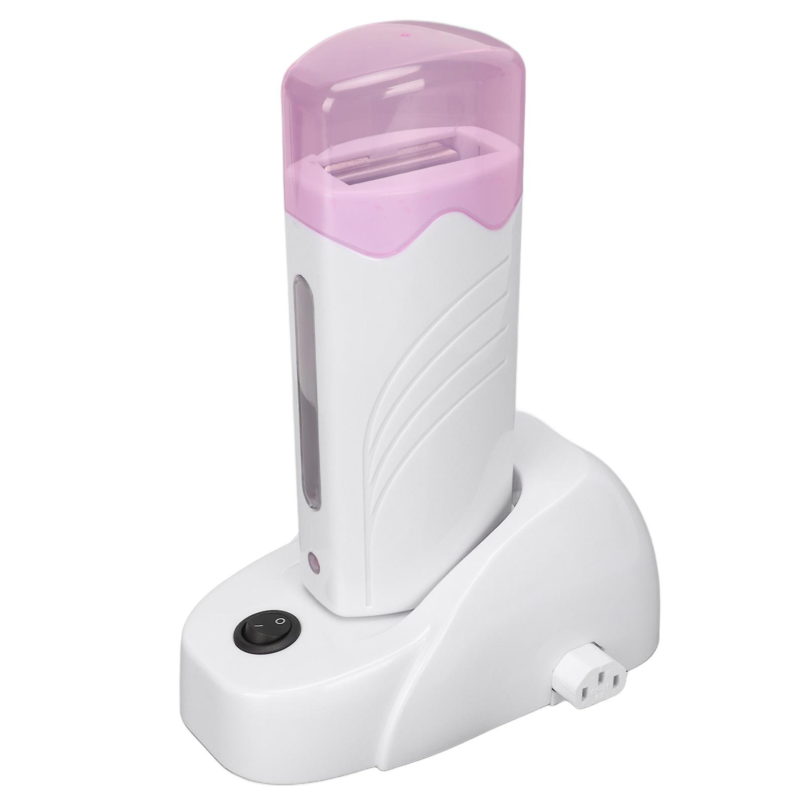 Wax Heater Machine Depilatory Roll Portable Wax Hair Removal Device with Heater Base EU Plug 220V