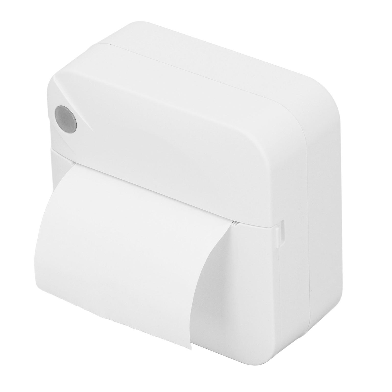 Thermal Label Printer Handheld Mini Label Printer 200dpi Resolution Low Noise USB Charging Receipt Printer for Photos White 