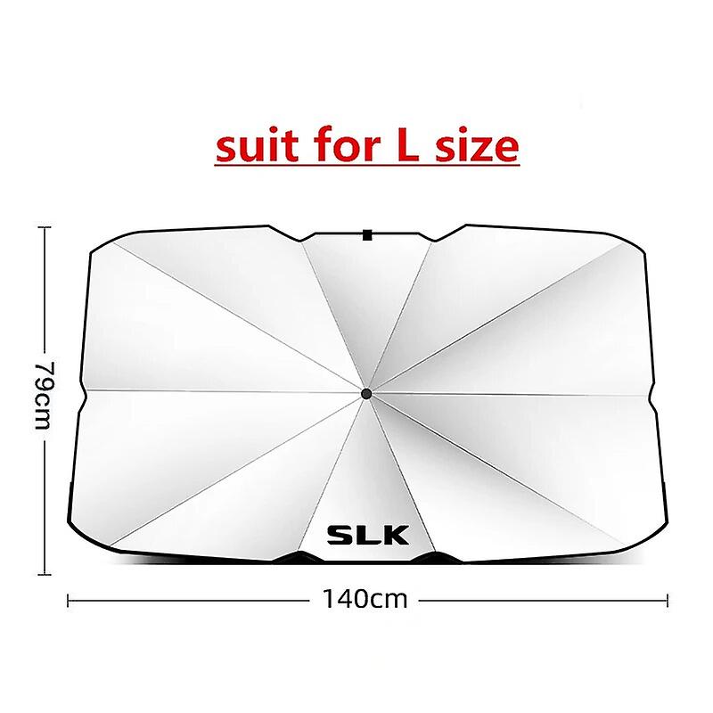 Car Sun Umbrella Folding Portable Sun Umbrella for Mercedes Benz W124 W203 A Class B Class C Class ECLASS S CLASSCLACLS SLCSLK~21296