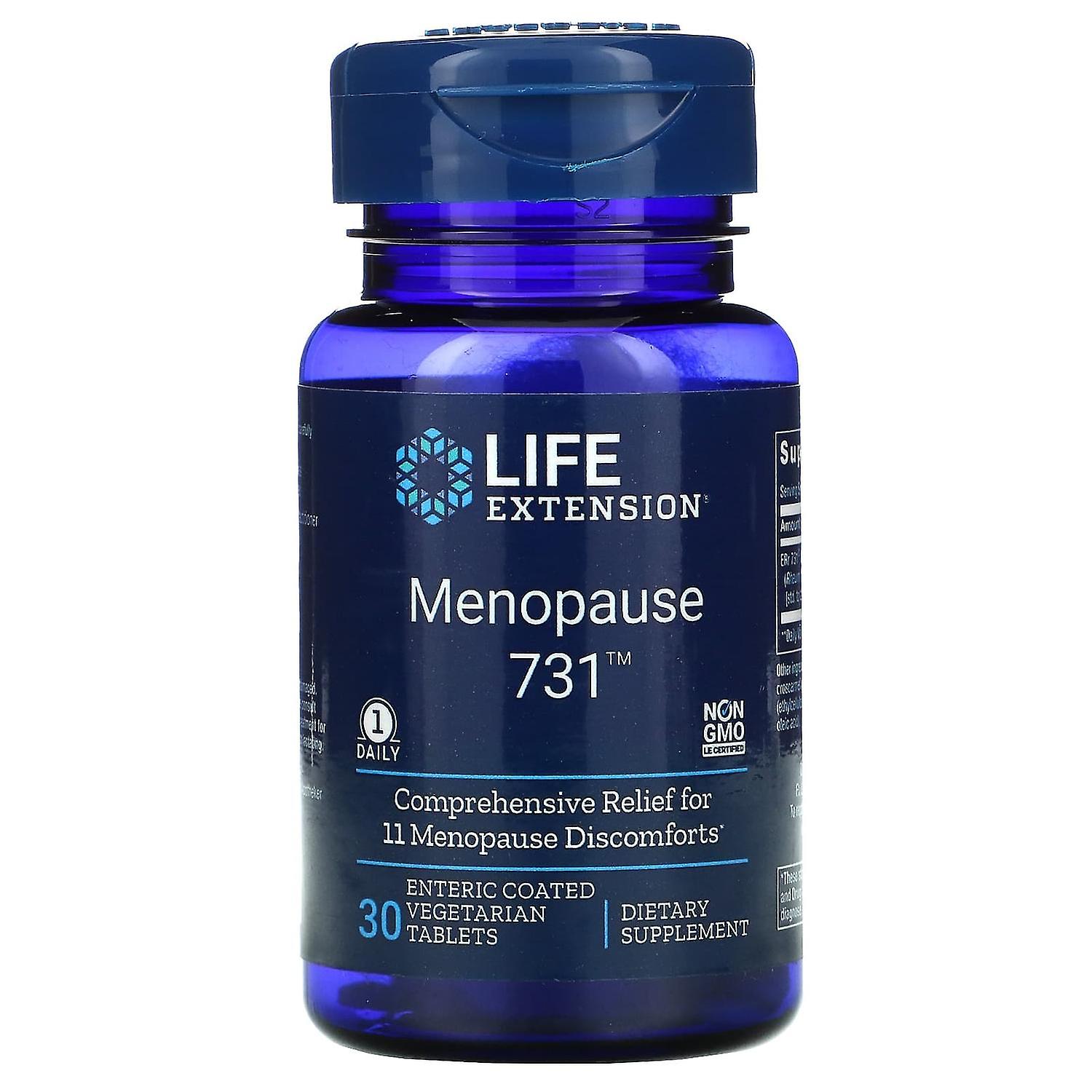 Life Extension, Menopause 731, 30 Enteric Coated Vegetarian Tablets