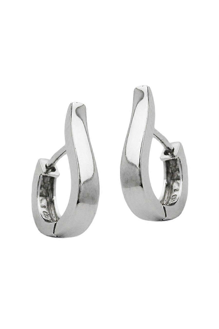 Hoop Earrings 3mm Oval Silver 925 - Gl92053