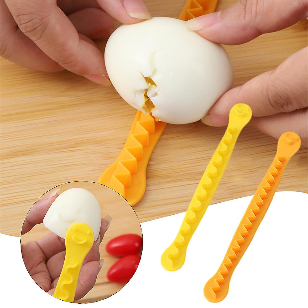 Carving Waves Shaped Egg Cutter Reusable Effortless Egg Cutting Tool for Kitchen Cooking