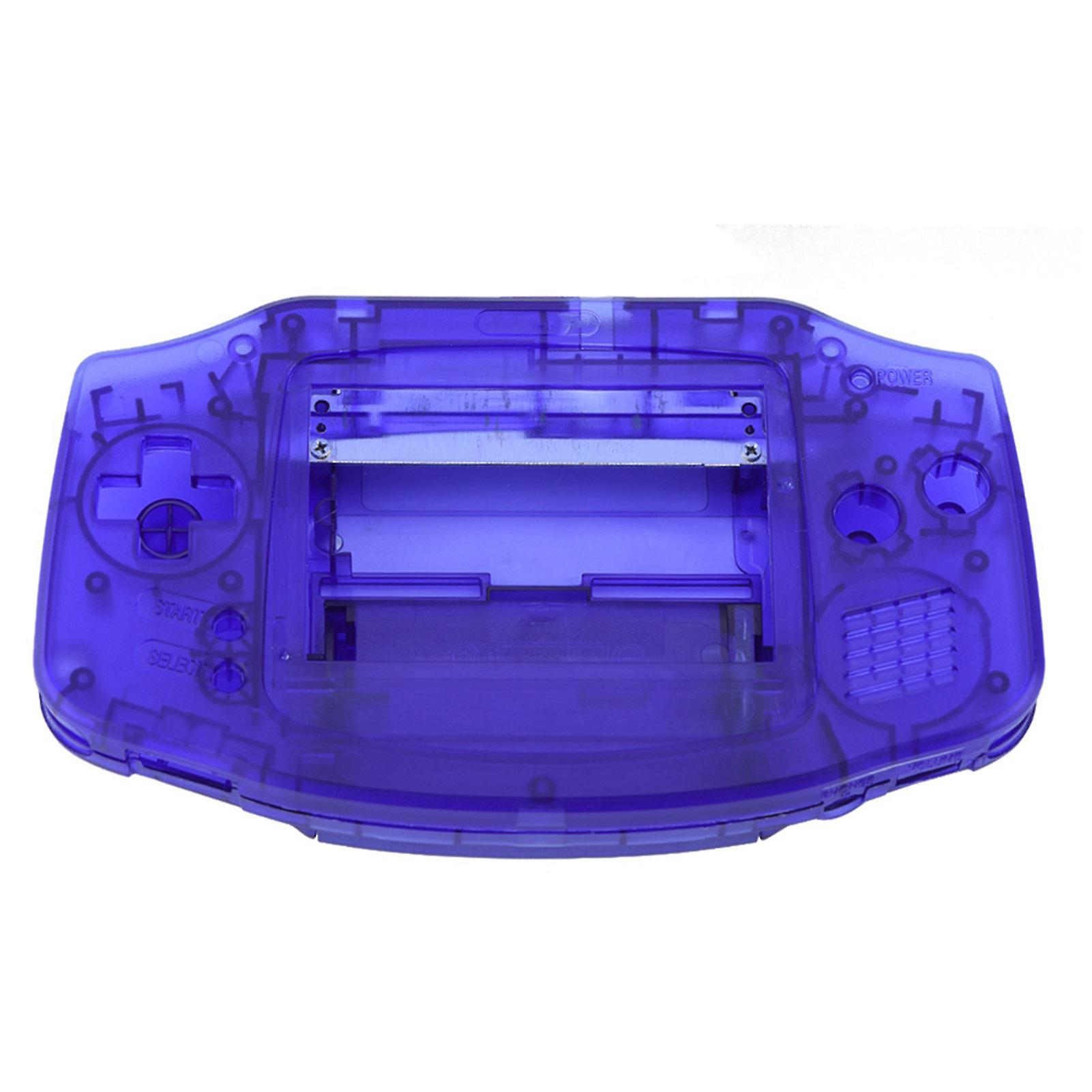 Transparent Blue Housing Shell Kit for GBA 14x9x2.8cm Replacement