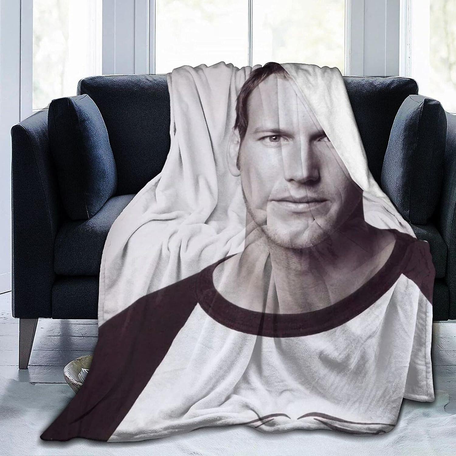 Patrick actor Wilson Fleece Blanket Throw Blanket Lightweight Super Soft Cozy Luxury Bed Blanket Microfiber ABD29544