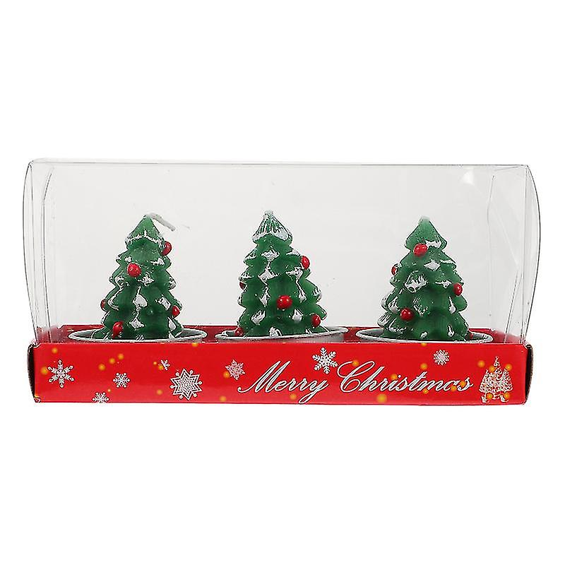 3pcs Christmas Candles