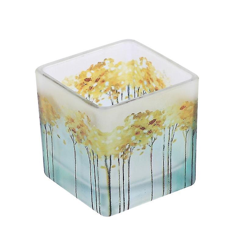 1pcs Square Glass Candlestick