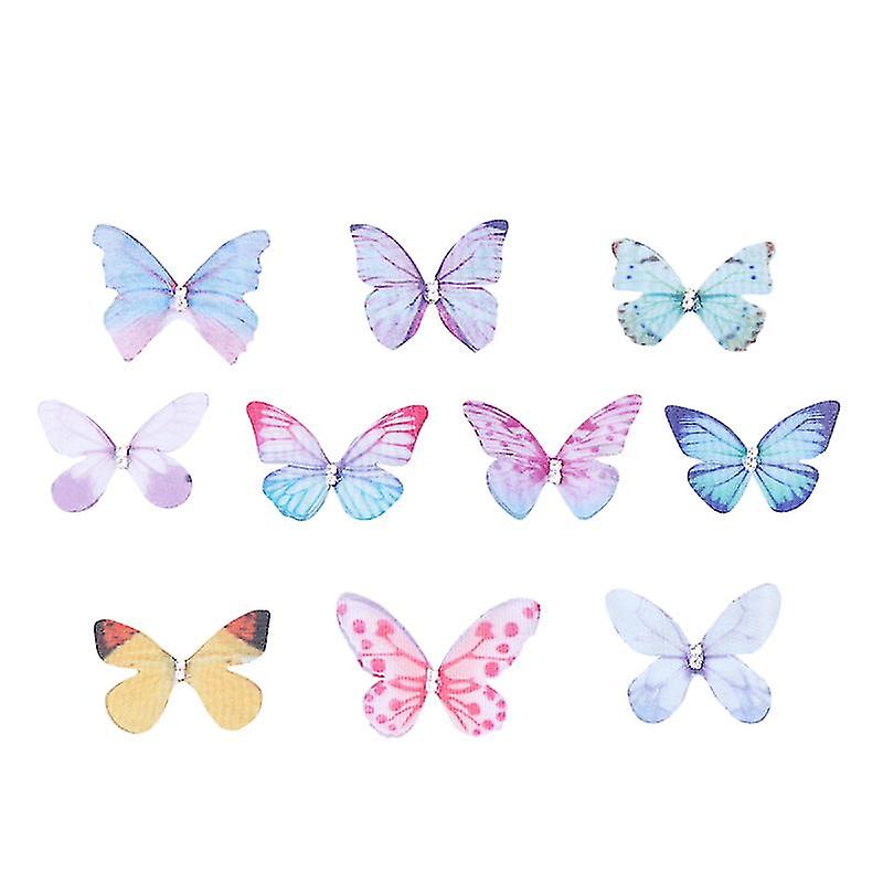 20pcs Cloth Butterfly