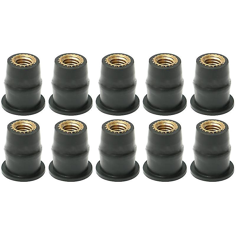 10pcs Rubber Well Nuts