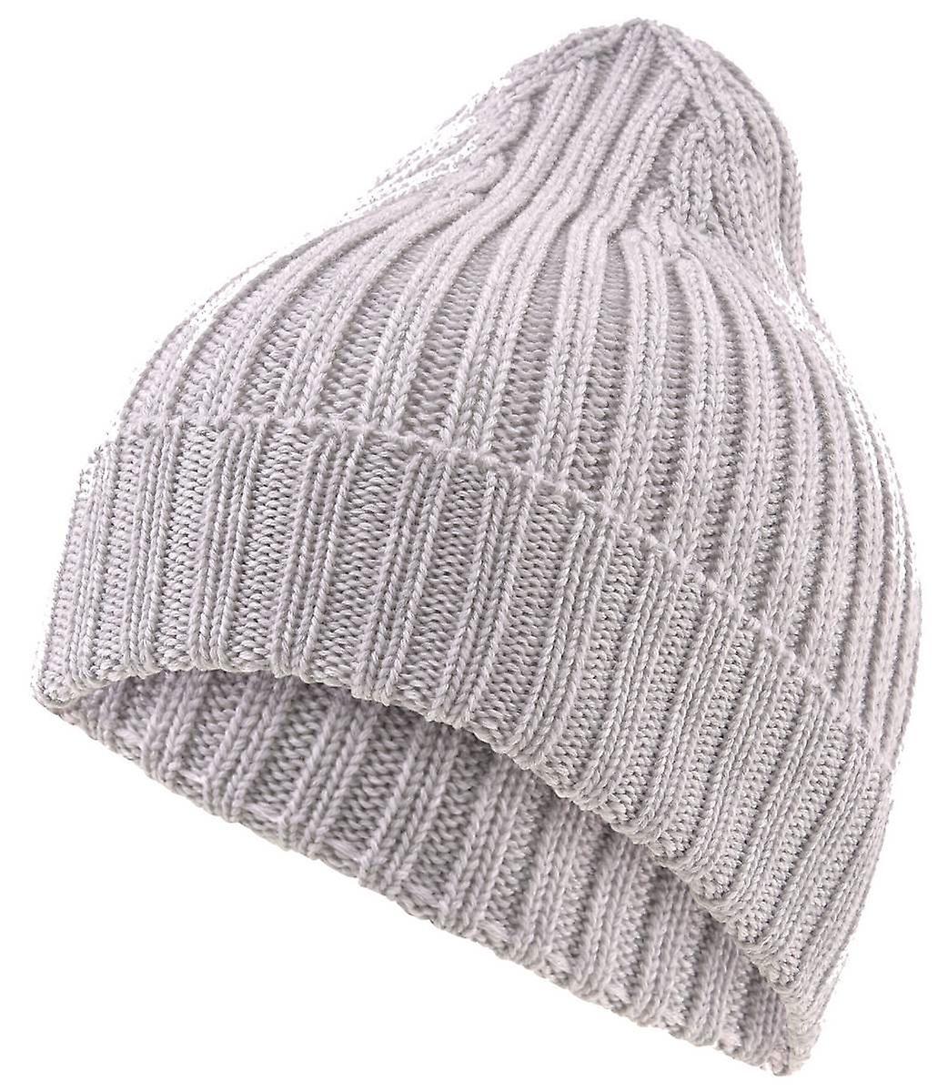 Falke Sporty Ribbed Beanie - Light Grey