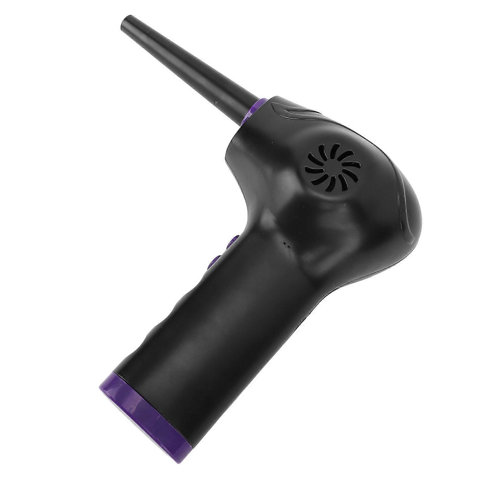 Air Duster 60000RPM 2 Speed Powerful Dust Blower Portable Rechargeable Keyboard Cleaner with 5 Nozzles and Light