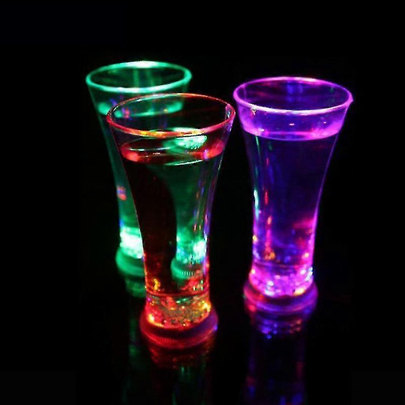 Led Automatic Activated Flash Light Up Glowing Glasses Mug Beer Cup Stag Hen Party Accessories 1piece