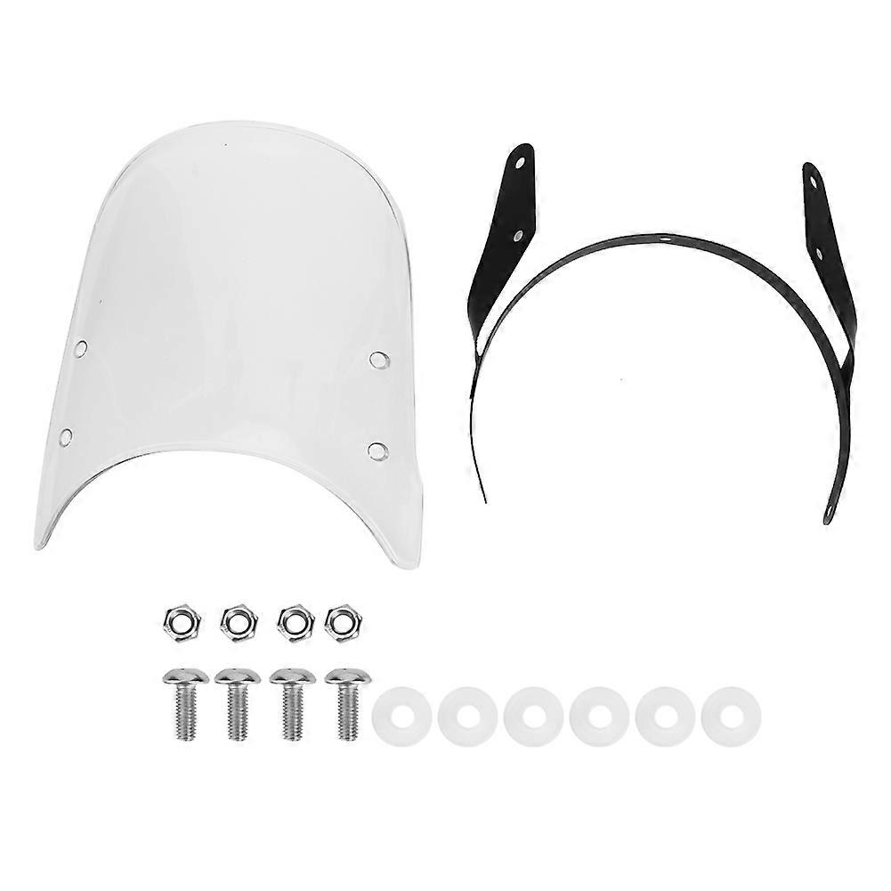 Μοτοσικλέτα τροποποιημένος εκτροπέας ανέμου παρμπρίζ κατάλληλος για Royal Enfield Classic 500c διαφανής