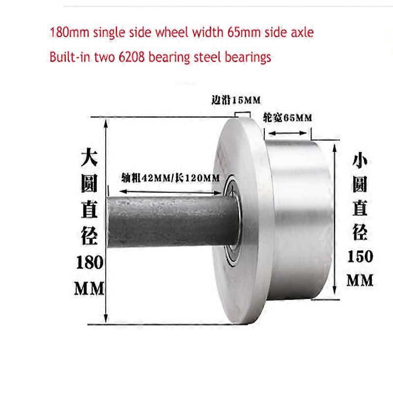 Freight Train Track Wheel / Freight Elevator Elevator Channel Steel Pulley / Light Rail Gate Groove Wheel / Subway Mine I-beam