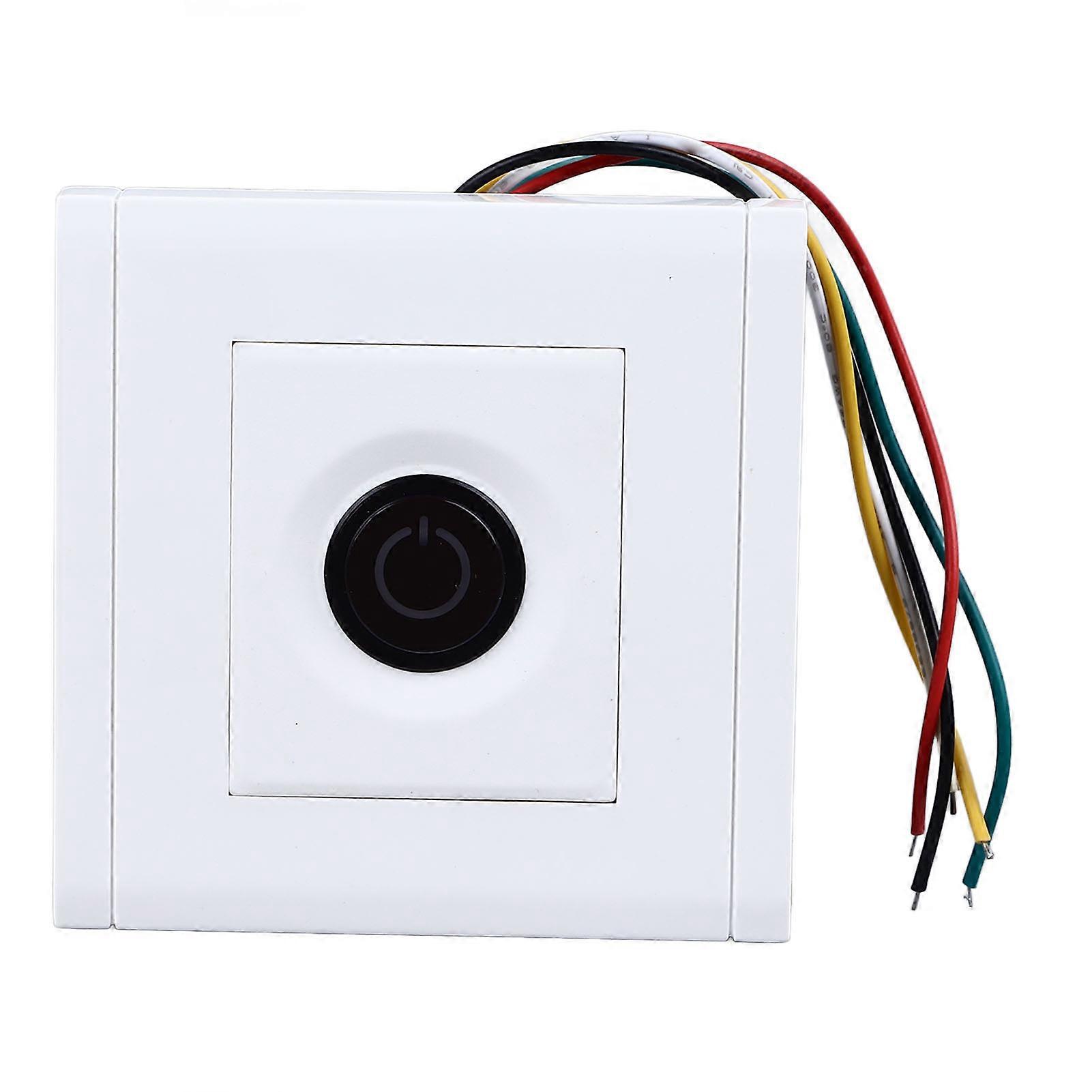 Access Control Touch Switch Self Resetting Infrared Sensing Exit Button Switch for Door Security System