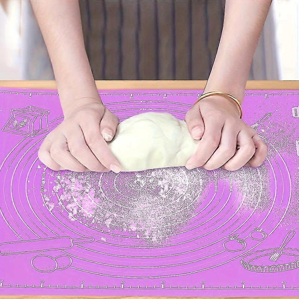 1pc, Non-Stick EVA Pastry Mat - 17.72''x23.62'' - Perfect For Baking, Rolling Dough, And Making Candy And Cookies - Kitchen Gadget And Accessory