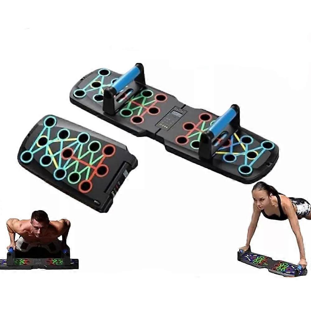 Rocuma Push Up Board, Rocuma sammenleggbart pushup-brett for hjemmegym