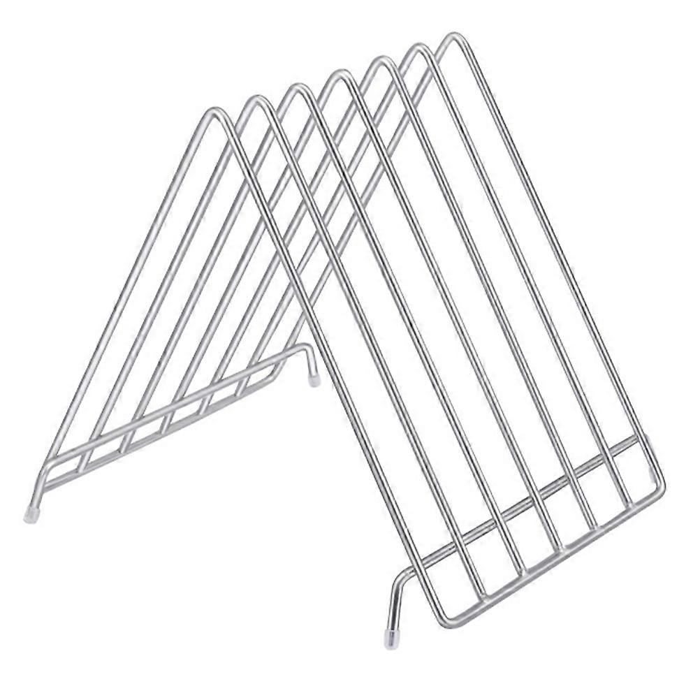 1pc Kitchen Chopping Block Storage Rack Pot Lid Stand Cutting Board Rack