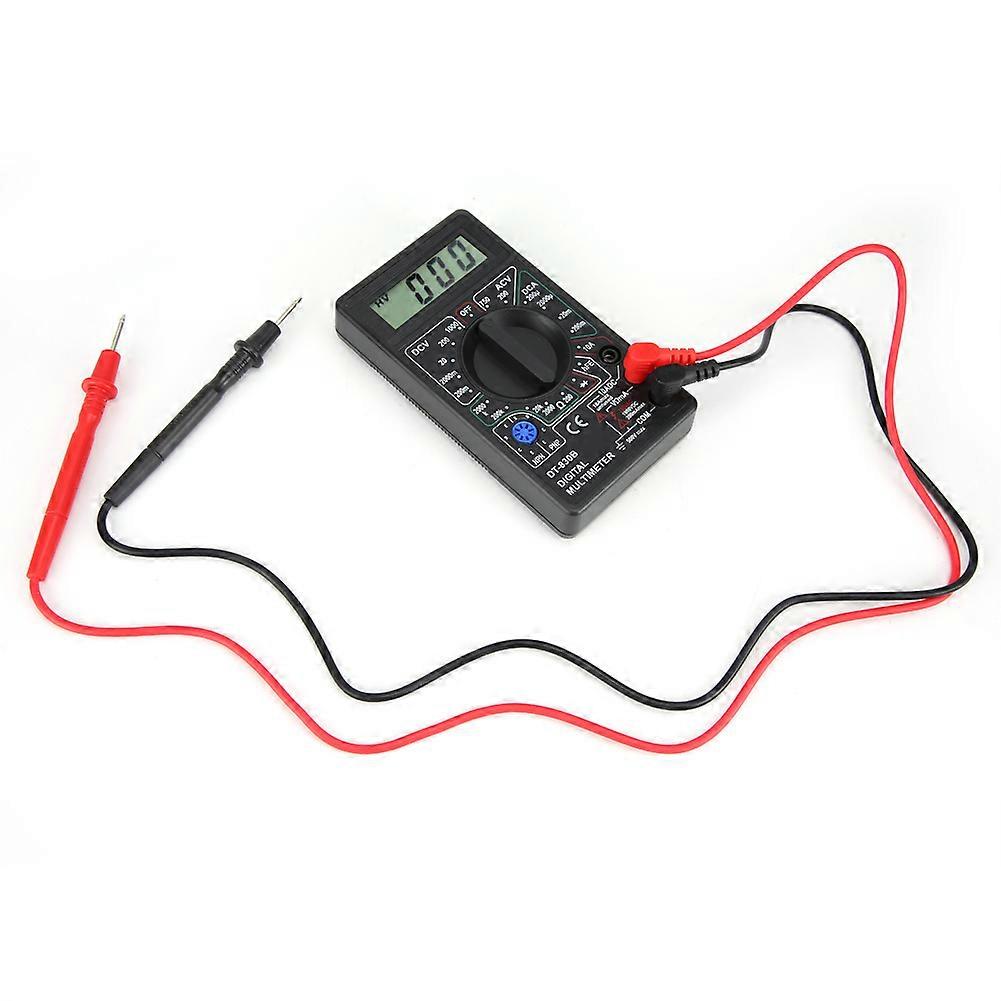 DT-830B Multifunctional Portable LCD Digital Multimeter Amp Volt Ohm Tester Voltmeter Ohmmeter MeterDT-830B Black