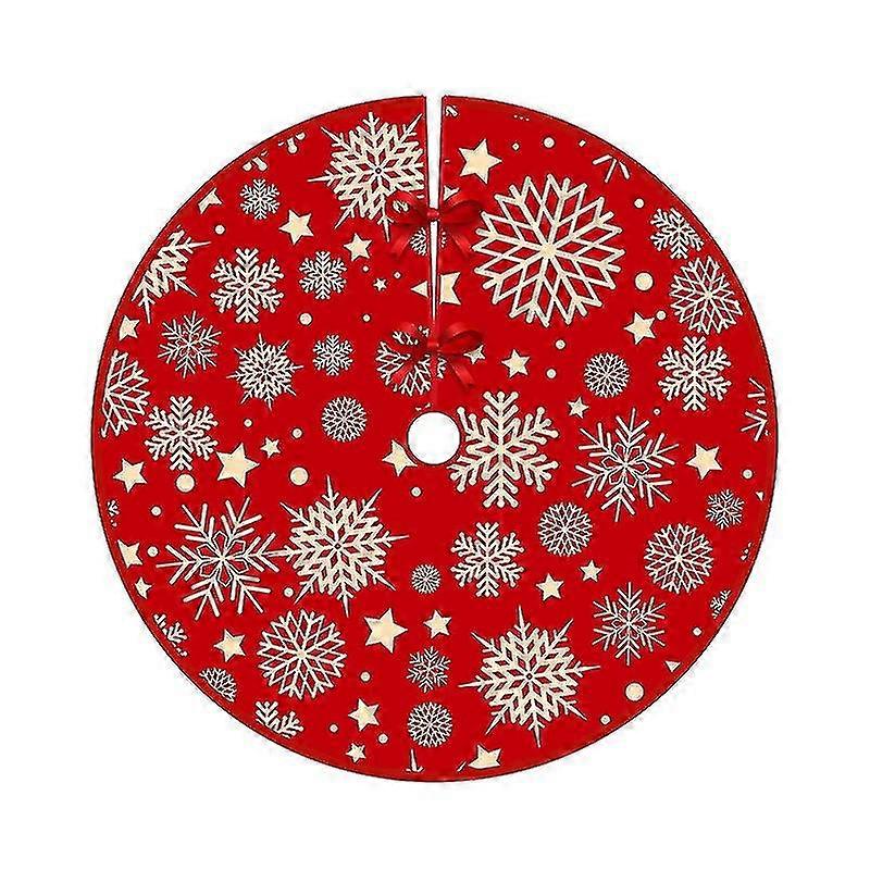 Christmas Tree Skirt Printed Tree Bottom Christmas Decorations