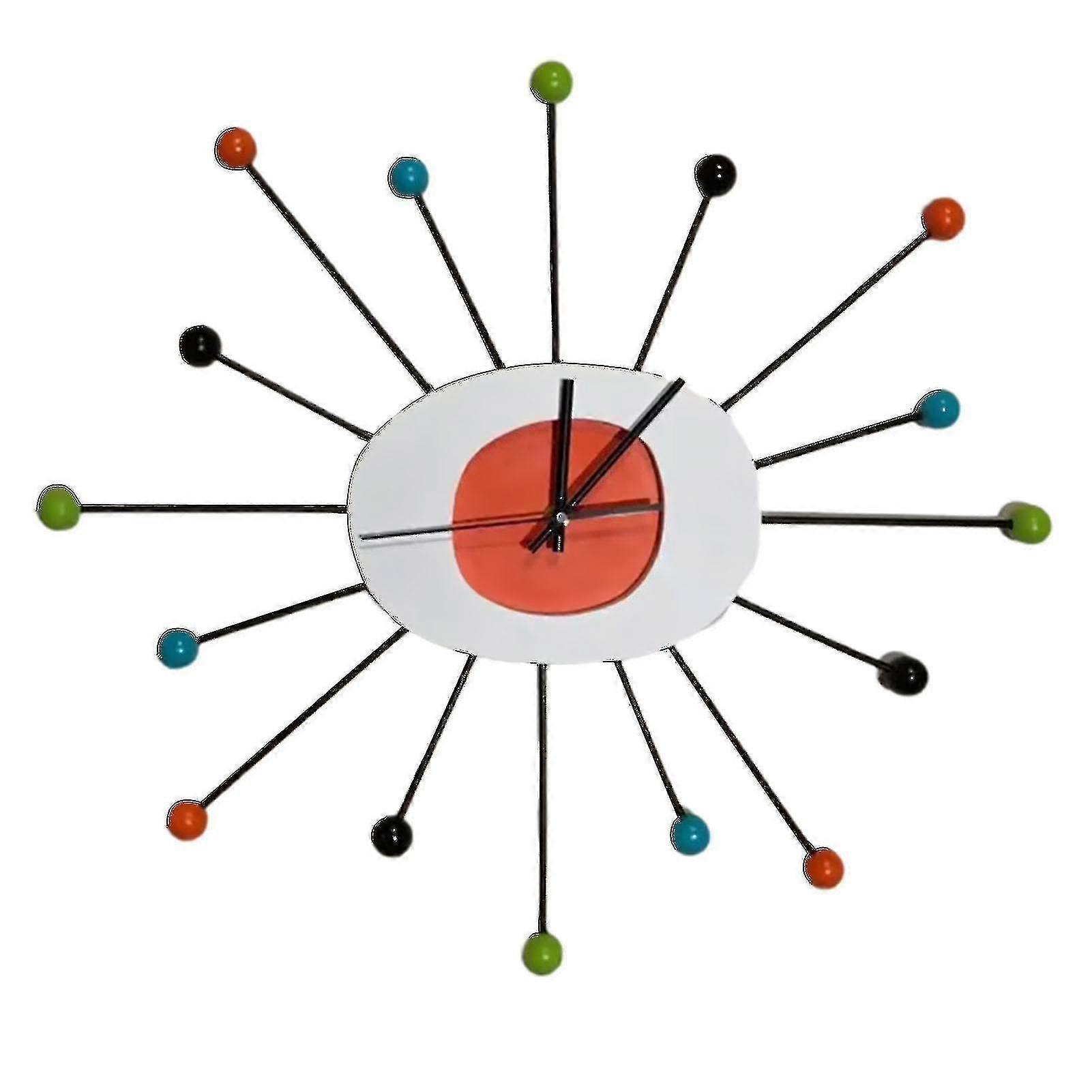 リビングルームの装飾に最適な電池式ヴィンテージミッドセンチュリー時計
